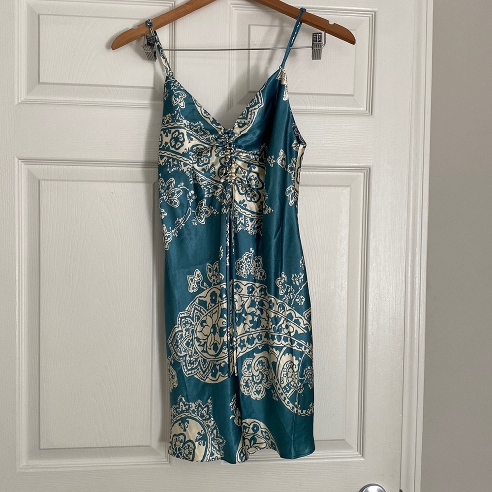 satin dress